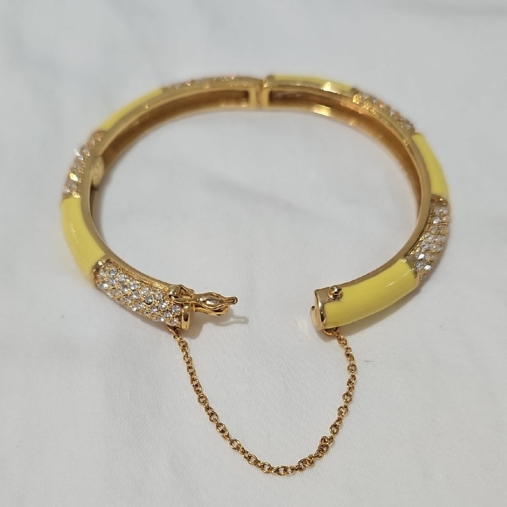 J. Crew Gold and Yellow Bracelet